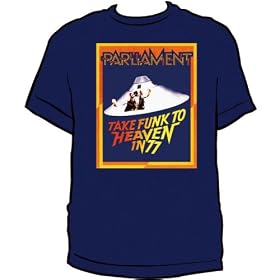 Parliament Take Funk To Heaven In 77 Adult T-Shirt