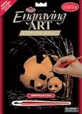 Copper Foil Engraving Art Kit 8X10 - Panda & Baby