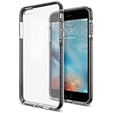 iPhone 6s Case, Spigen&reg; [Ultra Hybrid TECH] AIR CUSHION [Crystal Black] Slim Highly Durable + Flexible TPU Bumper Protection for iPhone 6s (2015) - Crystal Black (SGP11603)