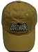 Search : Batman Dark Night Hat - Vintage Logo Yellow Gold Adjustable Cap