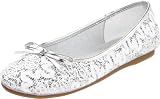 Nina Fanti Ballet Flat (Toddler/Little Kid/Big Kid),Silver,2 M US Little Kid