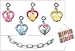 Disney© Princesses Set of 5 Charms & SILVER Link Bracelet Set in Keepsake Jewelry Gift Box Features Snow White, Aurora, Cinderella, Ariel & BELLE!!