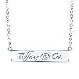 TIFFANY＆Co. ティファニー ネックレス ノーツ バー ペンダント  並行輸入品 (品番:290)