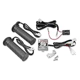 Show Chrome Accessories Universal Closed End Heated Grips for 1in x 5-1/2in Bars or 1-1/8in x 5-1/2in Bars