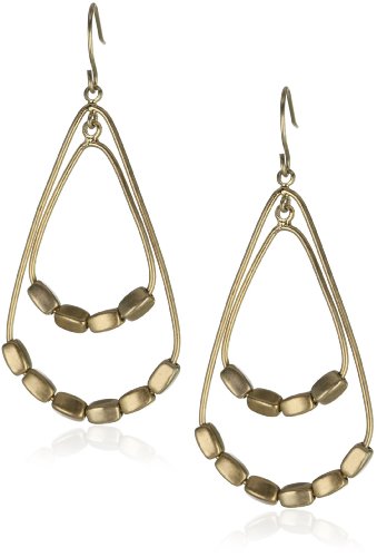 Kenneth Cole New York Bead Orbital Hoop Earrings