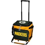 Green Bay Packers Gold Rolling Collapsible Cooler by Reebok