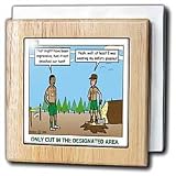Review 3dRose LLC  / The Ax - Only Cut in the Designated Area - 6 Inch Tile Napkin Holder