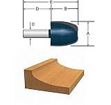 BOSCH 85708M 1-5/8-Inch Cut 1/2-Inch Shank Cove Vertical Panel Raiser Router Bit