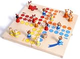 Great fun   Childrens wooden ludo set   animal design