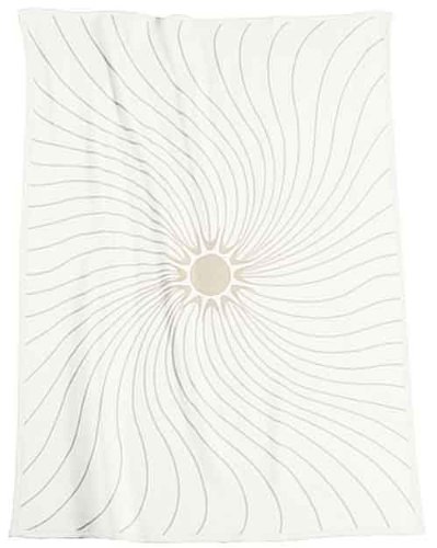 Bocasa by biederlackborbo 65311 Wohn- und Schlafdecke Relief Cotton Bright Sun ca. 150 x 200 cm