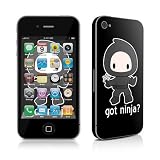 Got Ninja Design Protective Skin Decal Sticker for Apple iPhone 4 / 4S 16GB 32GB 64GB
