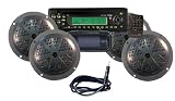 Pyle KTMR14SP Waterproof Marine CD/MP3 Player Receiver w/4 Speakers & Antenna & Splash Proof Radio Cover
