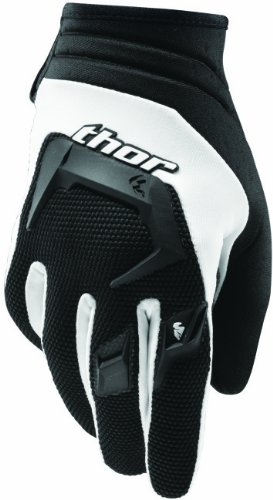 Thor 2010 Phase Motocross MX Enduro BMX Gloves Black L