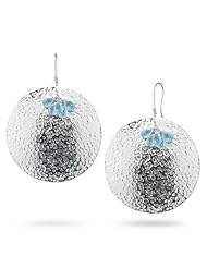 4.50 Cts Aquamarine Earrings in Sterling Silver