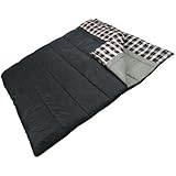 American Trails Ozzie and Harriet Double 2 Person Giant Sleeping Bag, 80-Inch x 66-Inch