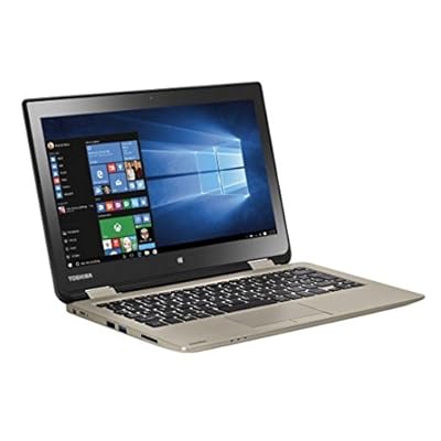 Toshiba Satellite Radius 11 L15W-B1208X 11.6&quot; Laptop, Touchscreen, 2-in-1, Windows 10 Home, Intel Pentium N3540 Processor, 4GB RAM, 500GB HD, Satin Gold