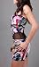 STILES Printed Mesh Inset Strapless Dress Pink image 4