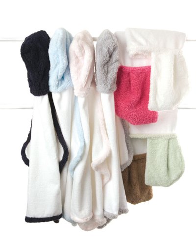 Little Giraffe Chenille Towel, Blue