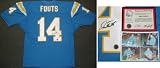 Dan Fouts Autographed San Diego Chargers Throwback Jersey