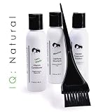 IQ Natural 3PC Brazilian Keratin Complex Hair Straight Guard System~ 6oz. Great with CHI straightener