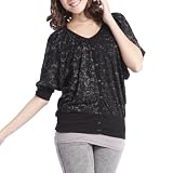 Womens Wrinkle Cardigan BLACK (WT025)