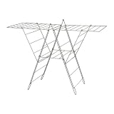 Indoor / Outdoor Clothes Dryer Rack, Silver Folding Sapesaver Size Length 134cm X Width 56cm X Height 93cm