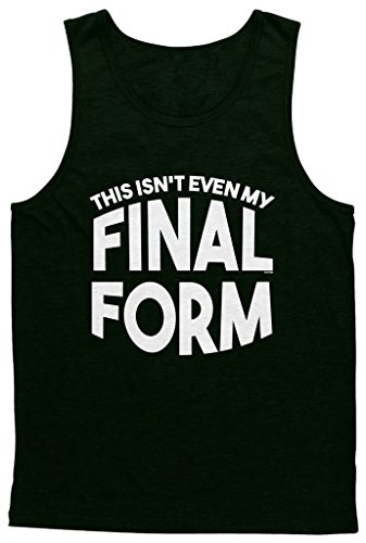 Blittzen Mens Tank This Isnt Even My Final Form, M, Black Blittzen Mens Tank This Isnt Even My Final Form, M, Black