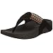 Skechers Cali Women's Tone-Ups-Meow Wedge Sandal,Black,10 M US