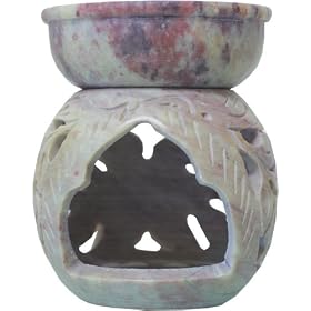 Tranquility Soapstone Aromatherapy Oil Burner/ Diffuser 41yAX DVTdL. SL500 AA280 Tranquility Soapstone Aromatherapy Oil Burner/ Diffuser