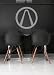 Borderlands logo Wall Art Sticker Decal Peel and Stick. Metallic Silver
