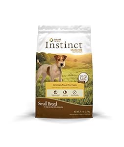 Nature's Variety Instinct Small Breed Grain-Free Chicken Meal Formula Dry Dog Food, 4.4 lb