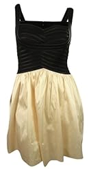 Spaghetti Strap Colorblocking Striped Print Acetate/Polyester/Spandex/Taffeta  Dress