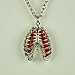 Rib Cage Necklace Skeleton Heart Goth Punk Deathrock