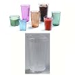 Carlisle 12 oz Crystalon Stack All Ribbed Texture Break-Resistant SAN Dishwasher Safe Tumbler / Color: Clear / Quantity: One Dozen (12)