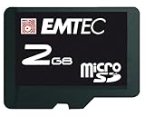 EMTEC 2 GB Class 4 60x microSD Flash Memory Card with SD Adapter