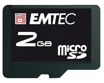 EMTEC 2 GB Class 4 60x microSD Flash Memory Card with SD Adapter