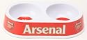 Home Win Ltd Arsenal Twin Cat Bowl