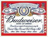 Desperate Enterprises Budweiser-Can Label Collectible Metal Sign