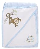 Baby Gear Monkey Hooded Towel & Washcloth Set