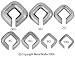 SQUARE CAPTIVES CSQ6 -6G(4MM)