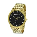 Mens Gold Diamond Watch, Pierre Cardin Mens Diamond Collection Diamond Watch