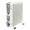 2.5 kW 11 Fin Oil Filled Radiator with 24 Hour Timer