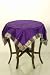 Purple Sari Tablecloth / Linen / Topper