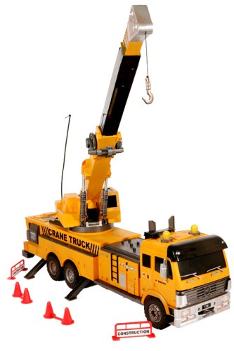 Childrens Toyshop  Toys : Hobby Engine Radio Controlled Crane Truck