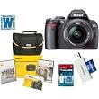 Nikon D40 6.1MP Digital SLR Camera W/ 18-55mm f/3.5-5.6G ED II AF-S DX Zoom Lens W/ Transcend 8GB High Speed Card + 2-Year Extended Nikon Warranty + Nikon Gadget Bag & 2 Nikon DVD Guides to Digital SLR Photography