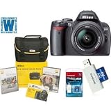 Nikon D40 6.1MP Digital SLR Camera W/ 18-55mm f/3.5-5.6G ED II AF-S DX Zoom Lens W/ Transcend 8GB High Speed Card + 2-Year Extended Nikon Warranty + Nikon Gadget Bag & 2 Nikon DVD Guides to Digital SLR Photography