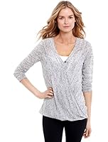 Jessica Simpson 3/4 Sleeve Pull Over Wrap Nursing Top