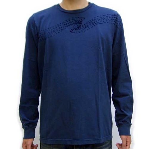 NUDIE JEANS ヌーディー ジーンズ スティチング L/S Tシャツ インディゴ