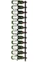 VintageView Wine Racks 24 Bottle Satin Black WS42-K