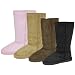 Brumby Ladies 12 Inch Microsuede Faux Shearling Boots